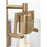 Visual Comfort Studio Crofton 1-Lt Small Sconce, Sat Brass/Clear