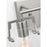 Visual Comfort Studio Crofton 2 Light Bath, Brushed Steel/Clear