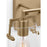 Visual Comfort Studio Crofton 2 Light Bath, Satin Brass/Clear