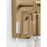 Visual Comfort Studio Crofton 2 Light Bath, Satin Brass/Clear