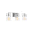 Visual Comfort Studio Crofton 3 Light Bath, Chrome/Clear