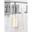 Visual Comfort Studio Crofton 3 Light Bath, Chrome/Clear