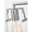 Visual Comfort Studio Crofton 4 Light Bath, Brushed Steel/Clear