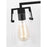 Visual Comfort Studio Crofton 4 Light Bath, Midnight Black/Clear