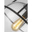 Visual Comfort Studio Atlas 1 Light Pendant, AgIron/Clear Seed- EP1101AI