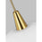 Visual Comfort Studio Rossie 1 Light Pendant, BB/Milk White
