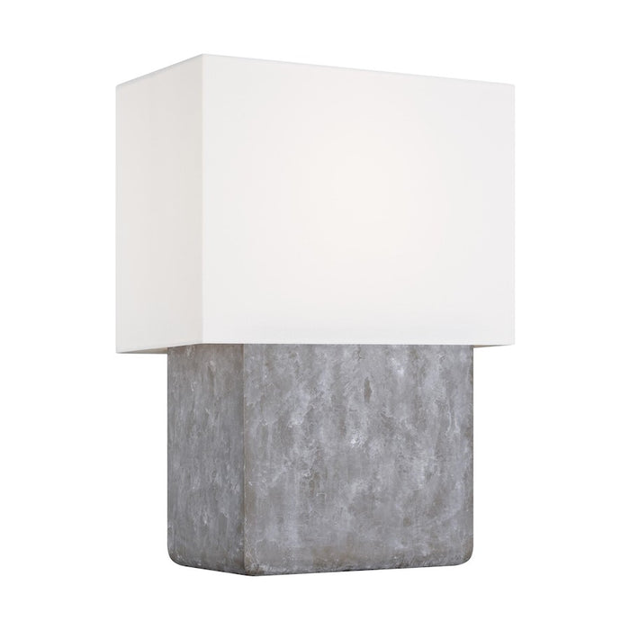 Visual Comfort Studio Brody 1 Light Table Lamp, Grey/WH