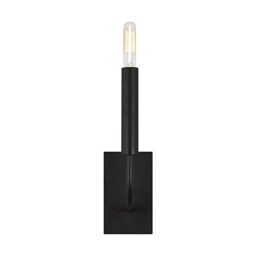 Visual Comfort Studio Brianna 1 Light Wall Sconce, AgIron/White