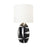 Visual Comfort Studio Franz 1 Light Franz Table Lamp, White/Black