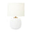 Visual Comfort Studio Fanny 1-Lt Wide Table Lamp, WH Ceramic/WH - HT1071MWC1