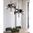 Visual Comfort Studio Nodes 5-Lt Large Chandelier, Black/Milk White