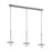 Visual Comfort Studio Nodes 3Lt Chandelier, Polished Nickel/Milk