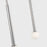 Visual Comfort Studio Nodes 3Lt Chandelier, Polished Nickel/Milk