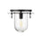 Visual Comfort Studio Nuance 1 Light Small Flush, Iron/Clear - KF1051AI