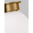 Visual Comfort Studio Nodes 1-Lt XL Flush, Brass/Milk White