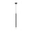 Visual Comfort Studio Nodes 1-Lt Tall Pendant, Midnight/Milk White