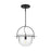 Visual Comfort Studio Nuance 1 Light Large Pendant, Aged Iron/Clear - KP1031AI