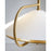 Visual Comfort Studio Gesture 2-Lt Pendant, Burnished/Milk