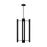 Visual Comfort Studio Carson 1 Light Pendant, Midnight Black/White - KP1104MBK