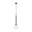 Visual Comfort Studio Nodes 1-Lt Large Pendant, Midnight/Milk White - KP1141MBK