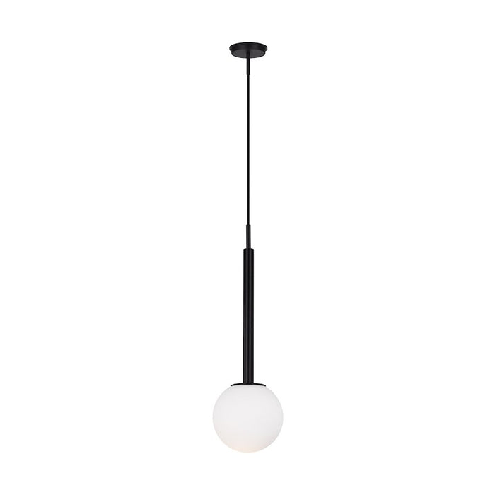 Visual Comfort Studio Nodes 1-Lt Large Pendant, Midnight/Milk White