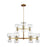 Visual Comfort Studio Londyn 18-Lt Chandelier, Brass/Clear/Clear - KSC10018BBSCG