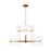 Visual Comfort Studio Londyn 18-Lt Med Chandelier, Brass/Milk - KSC10018BBSMG