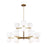 Visual Comfort Studio Londyn 18-Lt Med Chandelier, Brass/Milk