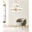 Visual Comfort Studio Londyn 18-Lt Med Chandelier, Brass/Milk