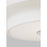 Visual Comfort Studio Sawyer 3-Lt Flush, Pol Nickel/White/Clear