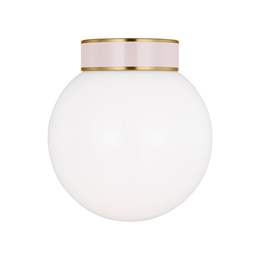 Visual Comfort Studio BLH Monroe 1 Light Small Flush, Brass/Milk - KSF1051BBSBLH