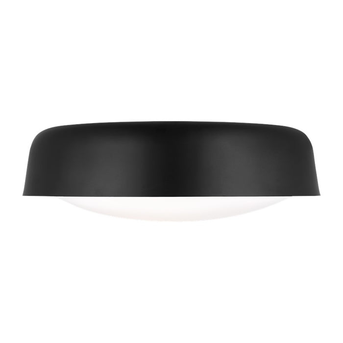 Visual Comfort Studio Draper 2Lt Ceiling Fixture, Black/Milk - KSF1102MBK