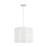 Visual Comfort Studio Dottie 3 Light Large Pendant, White/Etched - KSP1003MWT