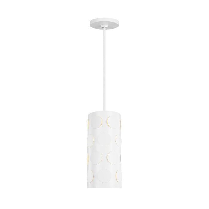 Visual Comfort Studio Dottie 1 Light Small Pendant, Matte White - KSP1011MWT