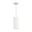 Visual Comfort Studio Dottie 1 Light Small Pendant, Nickel/White