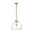 Visual Comfort Studio Londyn 1-Lt Round Pendant, BS/Clear/Clear - KSP1021BBSCG