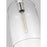 Visual Comfort Studio Monroe 1-Lt Cylinder Pendant, Nickel/Clear