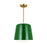 Visual Comfort Studio Draper 1Lt Pendant, Green/Milk - KSP1141GRN