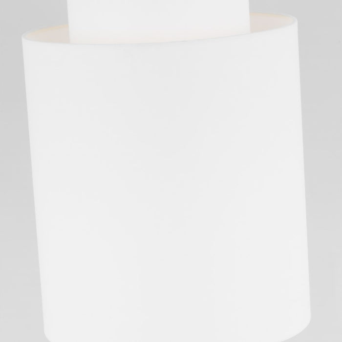 Visual Comfort Studio Sawyer 1Lt Pendant, Burnished Brass/Etched