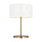 Visual Comfort Studio Dottie 2-Lt Desk Lamp, Burnished/White Linen