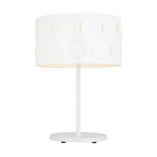 Visual Comfort Studio Dottie 2 Light Desk Lamp, Matte White