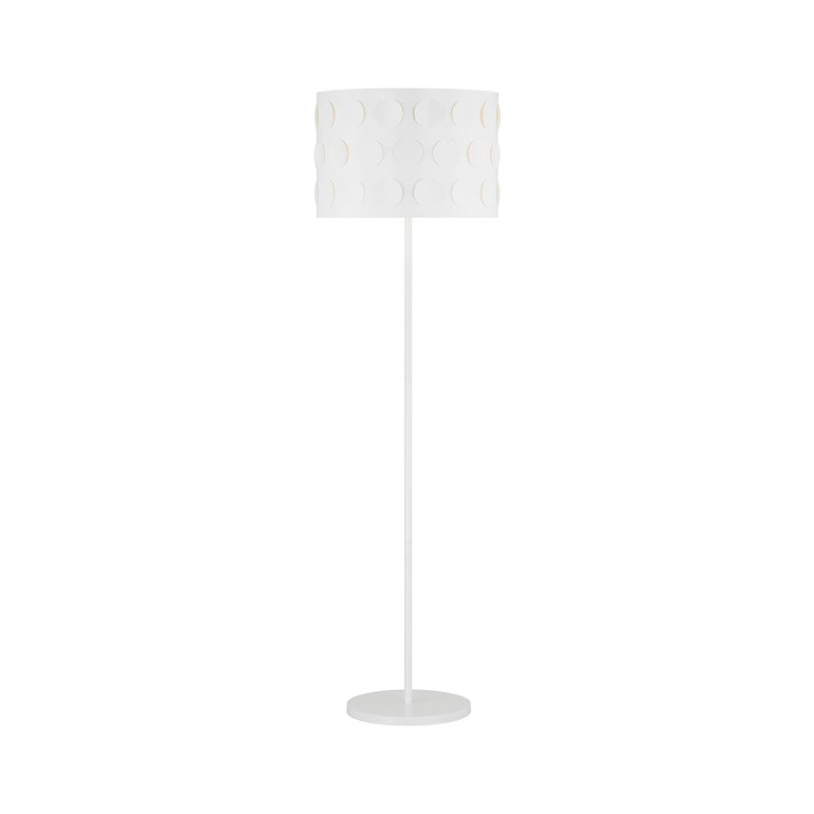 Visual Comfort Studio Dottie 1 Light Floor Lamp, Matte White - KST1011MWT1