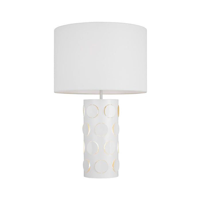 Visual Comfort Studio Dottie 2 Light Table Lamp, Matte White