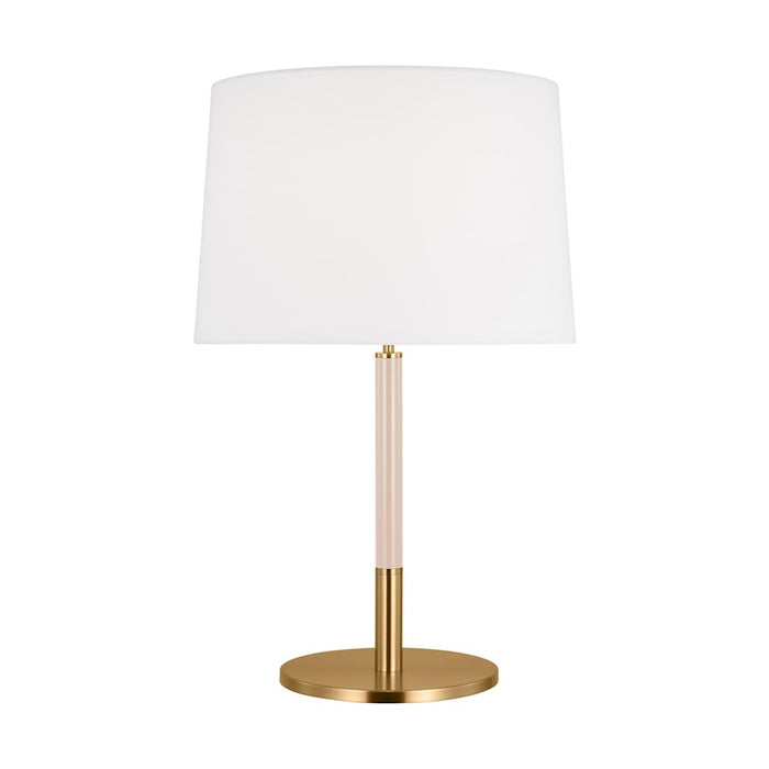 Visual Comfort Studio BLH Monroe 1-Lt Med Table Lamp, BS/WH - KST1041BBSBLH1