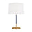 Visual Comfort Studio NVY Monroe 1-Lt Med Table Lamp, BS/WH - KST1041BBSNVY1