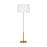 Visual Comfort Studio BLH Monroe Large Floor Lamp, BS/WH Linen - KST1051BBSBLH1