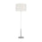 Visual Comfort Studio Monroe 1-Lt Large Floor Lamp, NK/WH Linen - KST1051PNGW1