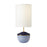 Visual Comfort Studio Cade 1-Lt Med Table Lamp, Polar Blue/White - KST1091CPB1