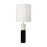 Visual Comfort Studio Cade 1-Lt Large Table Lamp, BK/WH Linen - KST1101CBK1