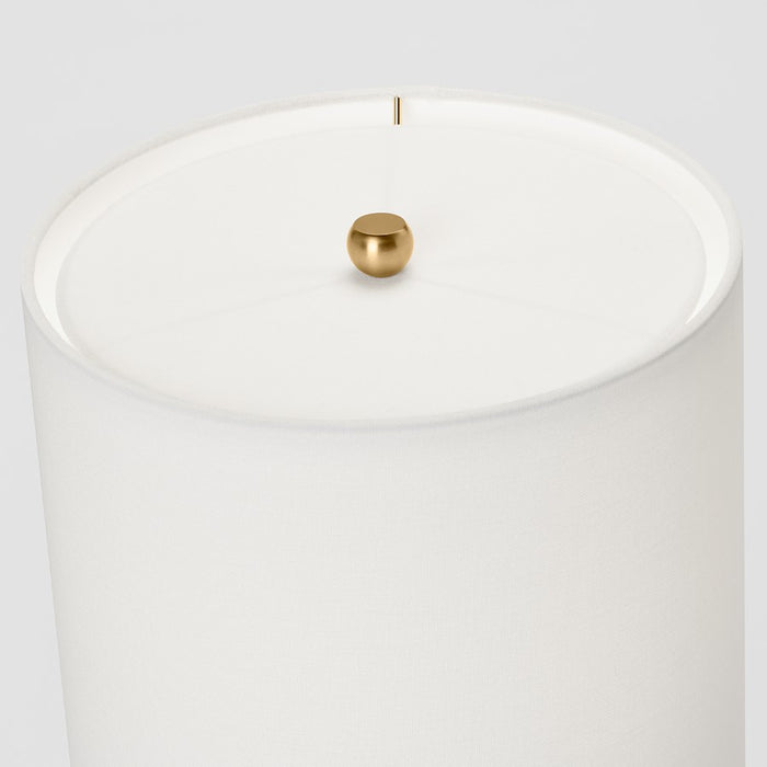 Visual Comfort Studio Anderson 1Lt Lamp, Lucent Red/White Linen - KST1161CLR1